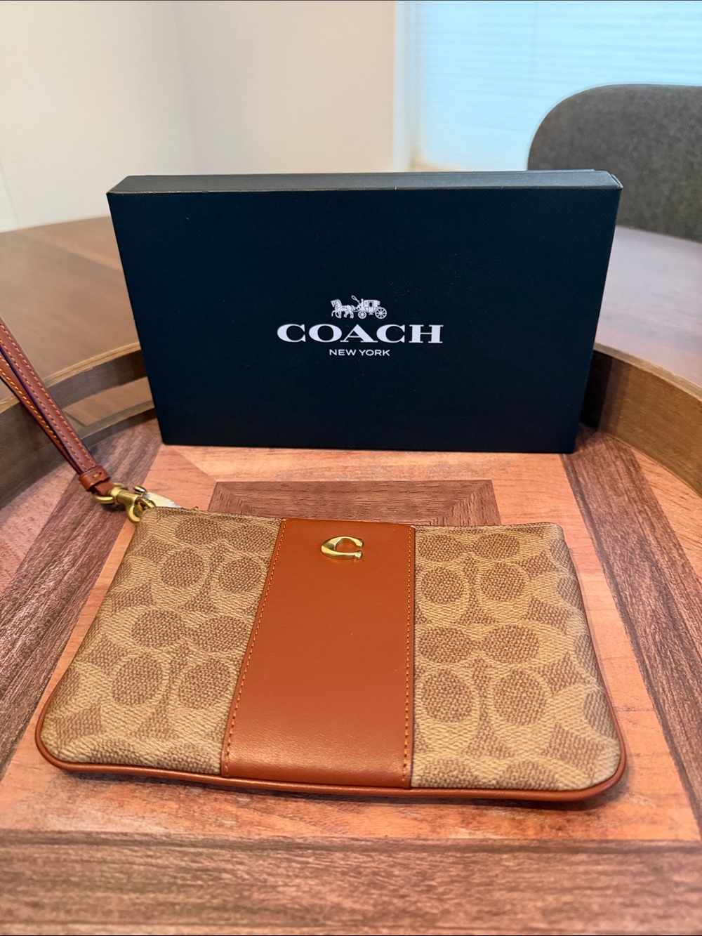 NWOT! Coach Large Wristlet